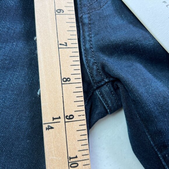 New Flying Monkey Jeans Womens 24 Button Fly Skinny Black Label - Picture 9 of 10